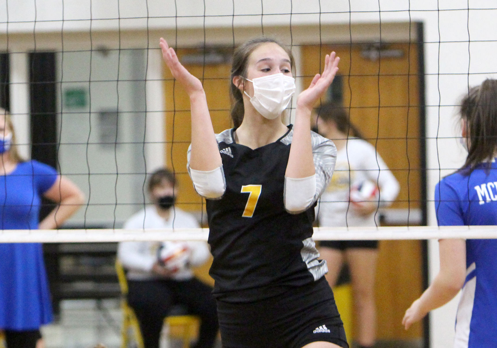 McDonell at Cadott volleyball 10-8-20